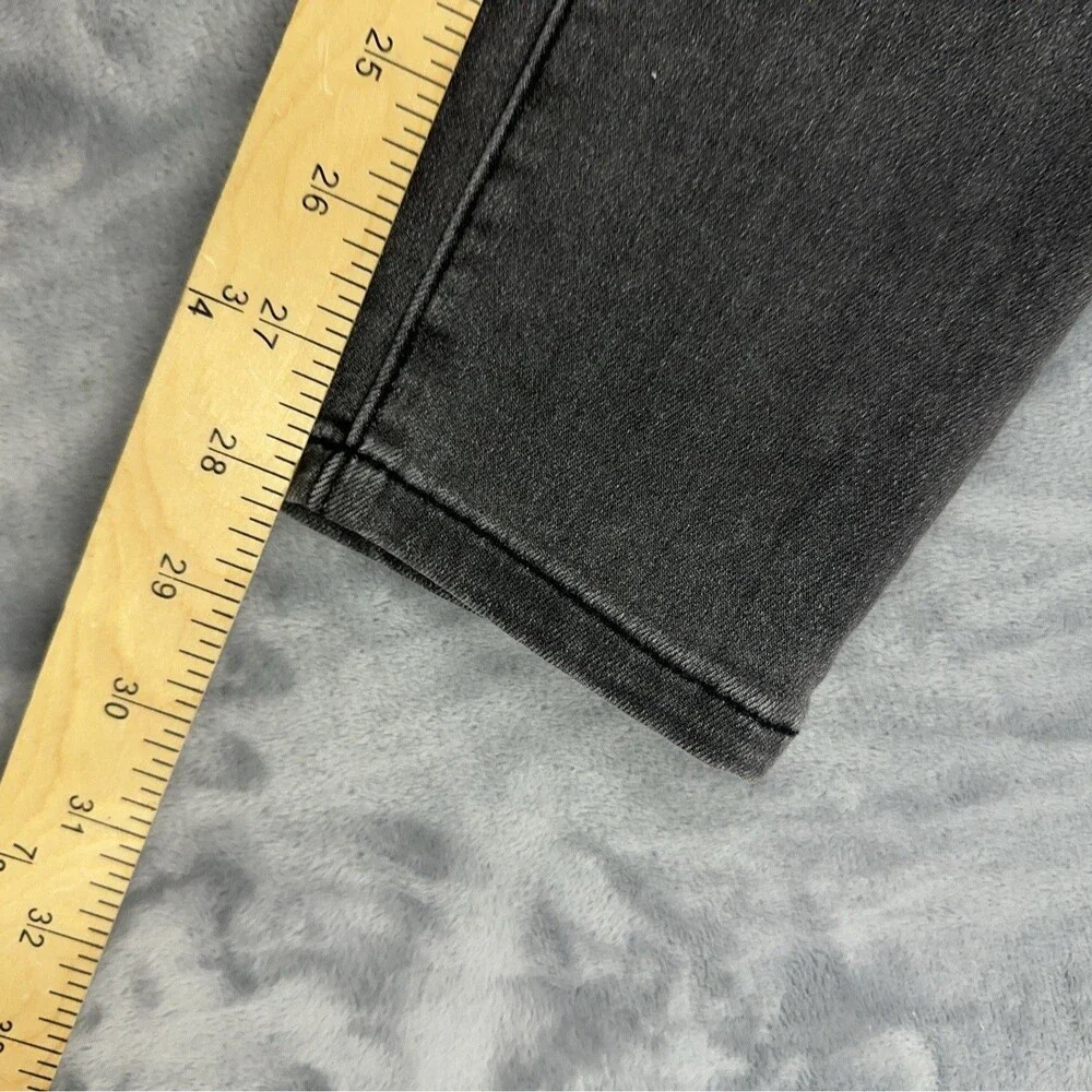 Pilcro and the Letterpress Anthropologie Mid-Rise Skinny Jean Faded Black 29X28
